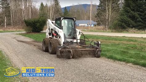 skid steer lawn tear